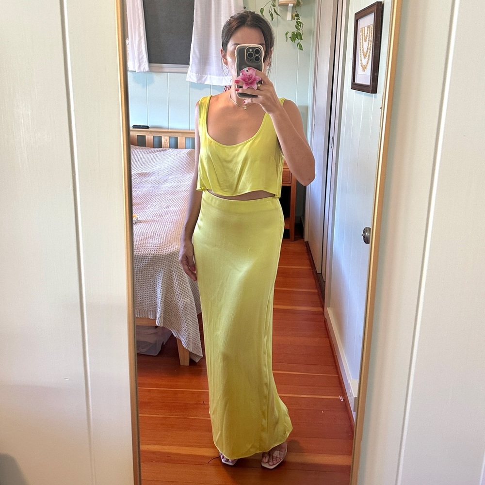 Camila Coelho Yellow Two-Piece Set